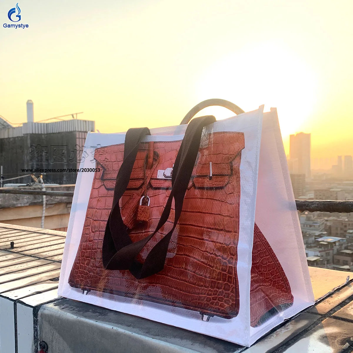 Woven Large Capacity Tote Bag – Stylish Travel & Shopping Handbag