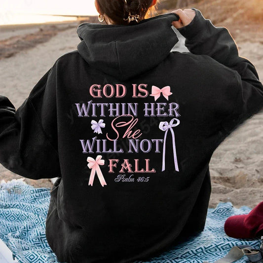 Women's Butterfly & Faith Graphic Hoodie – Harajuku Style