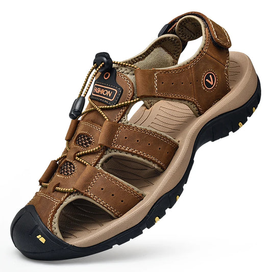 Men's Genuine Leather Summer Sandals
