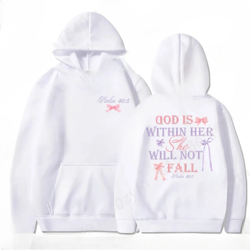 Women's Butterfly & Faith Graphic Hoodie – Harajuku Style