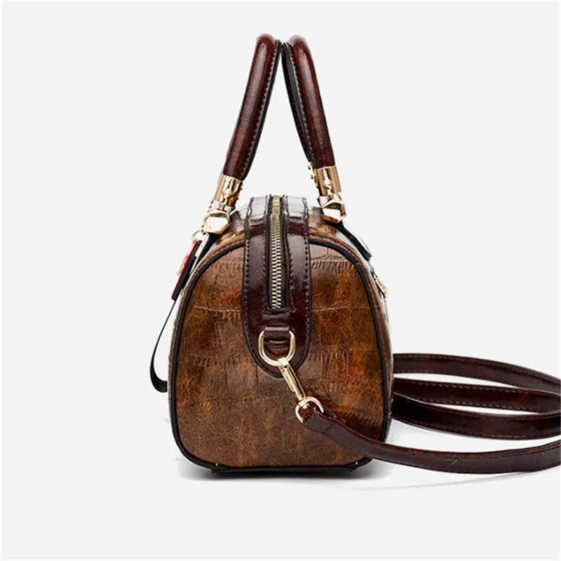 Luxury Crocodile Pattern Women’s Handbag