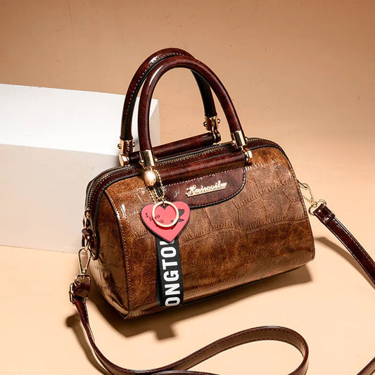 Luxury Crocodile Pattern Women’s Handbag