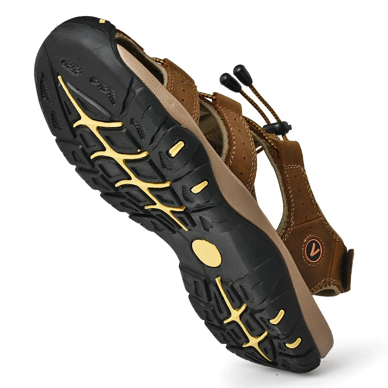 Men's Genuine Leather Summer Sandals