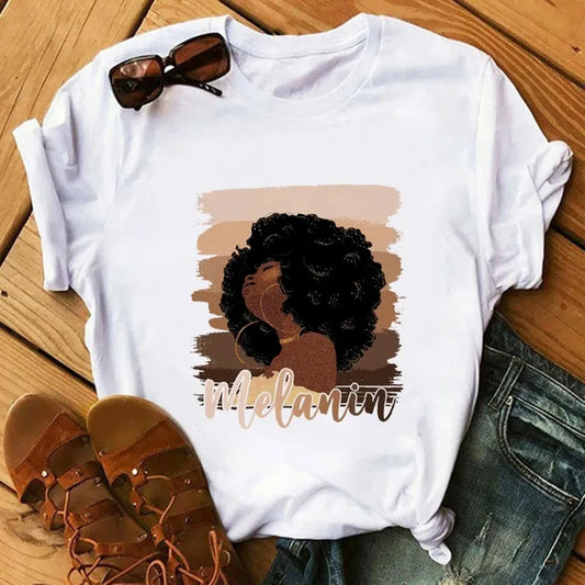 Women's Harajuku Cartoon Graphic T-Shirt – Summer Casual Short Sleeve O-Neck Tee