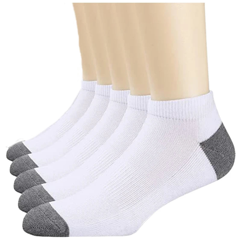 10 Pairs Breathable Cotton Sports Socks for Men – Bamboo Fiber Autumn & Winter Business Socks