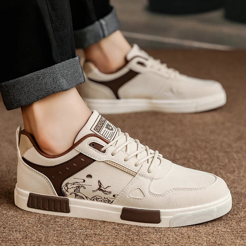Men’s 2024 Summer Sneakers – Waterproof, Anti-Slip, Oversized Comfort