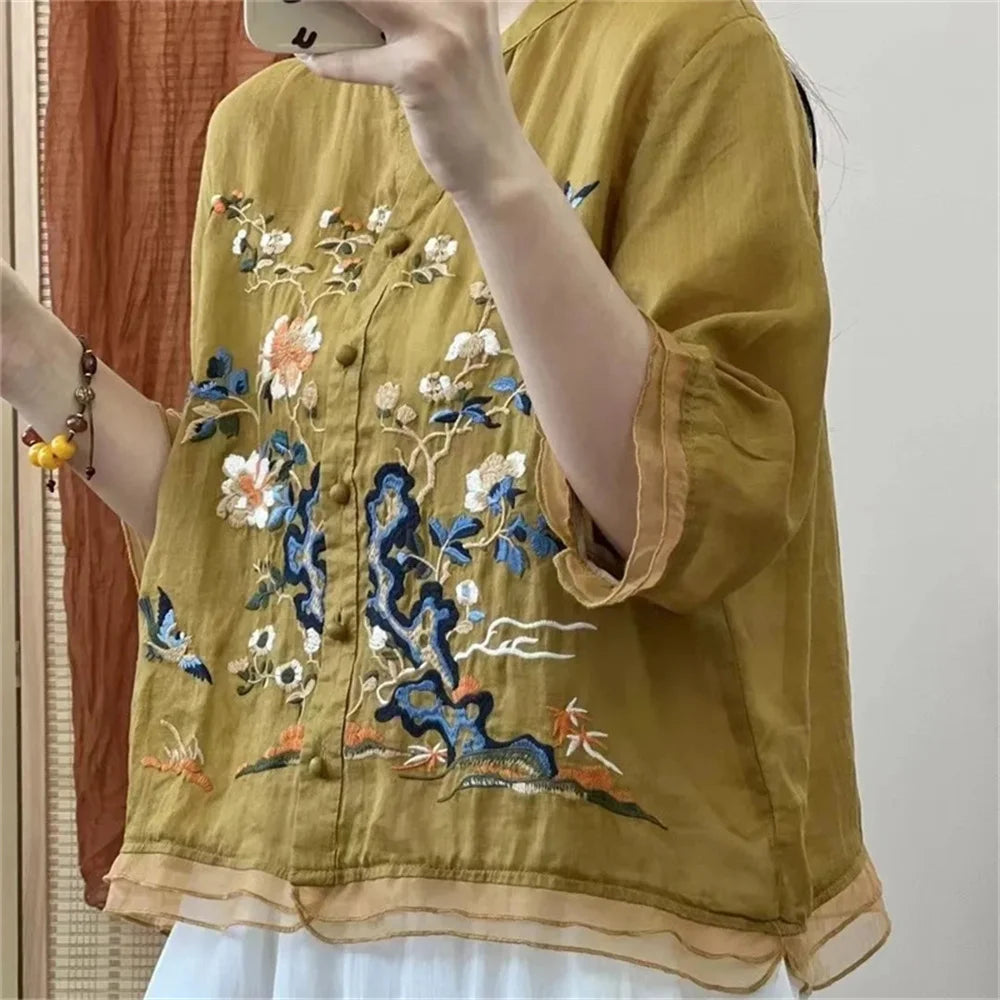Women’s Summer Chinese National Style Cardigan