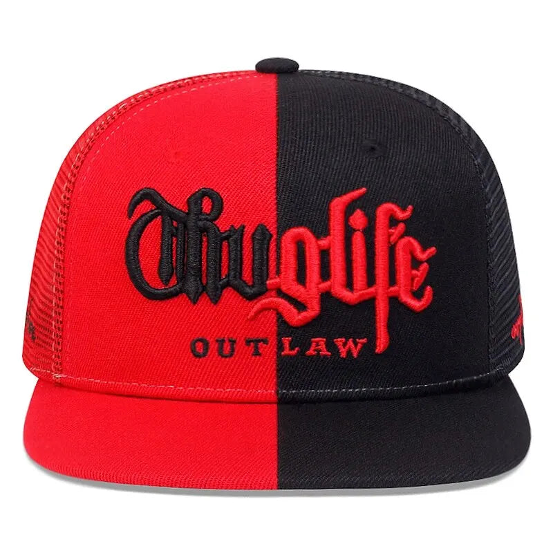 "1 Pcs Fashion Fastball CAP Thug life Embroidery Hip hop Baseball Cap Snapback