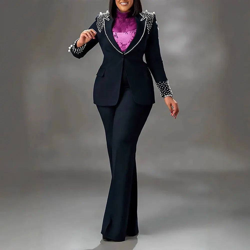 Pant Set Women Two-Piece Matching Outfit