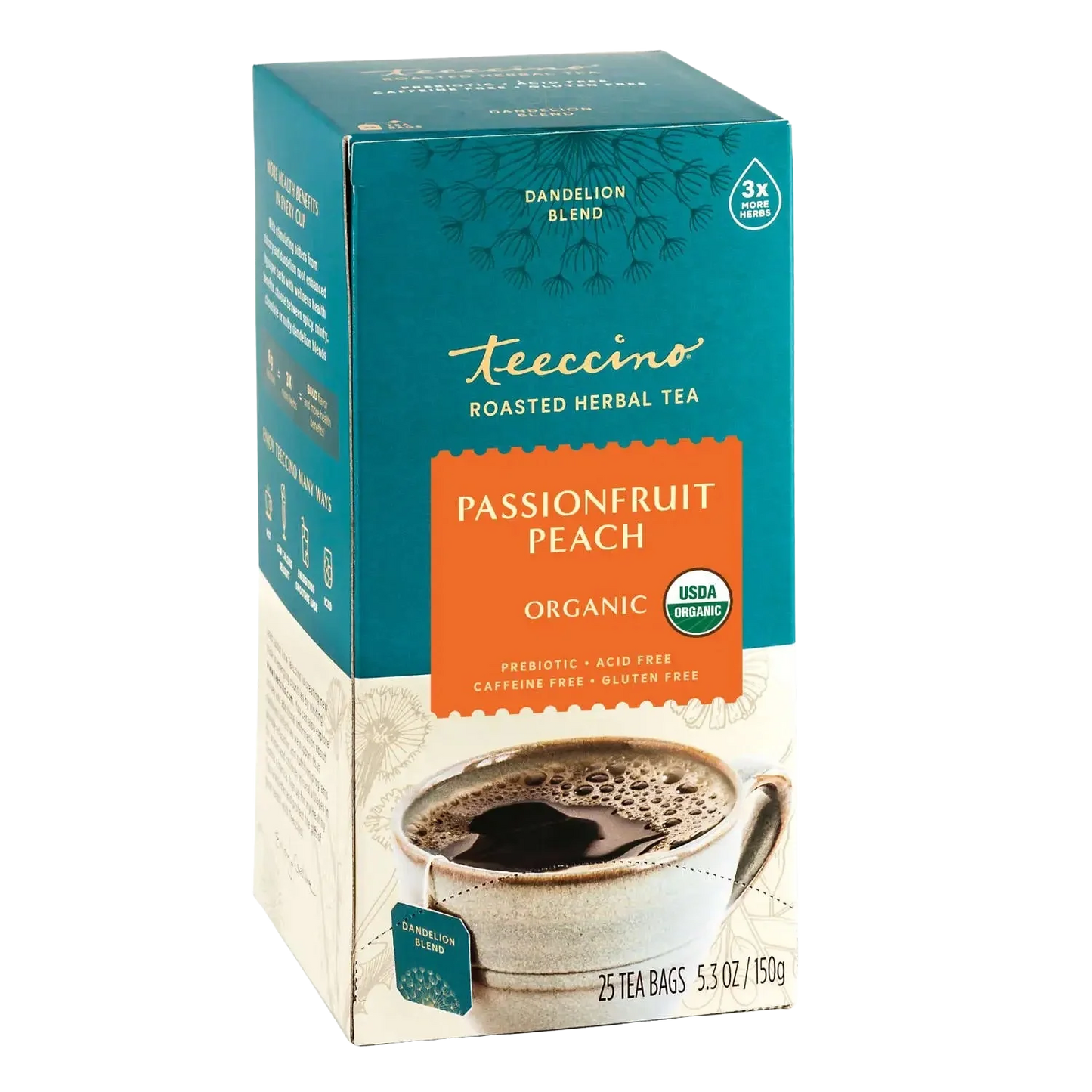 Dandelion Passionfruit Peach Herbal Tea