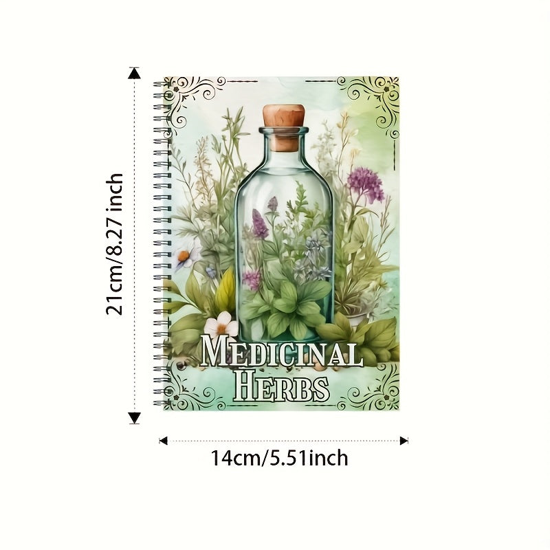 Ultimate Medicinal Herbs Collection Grimoire Notebook