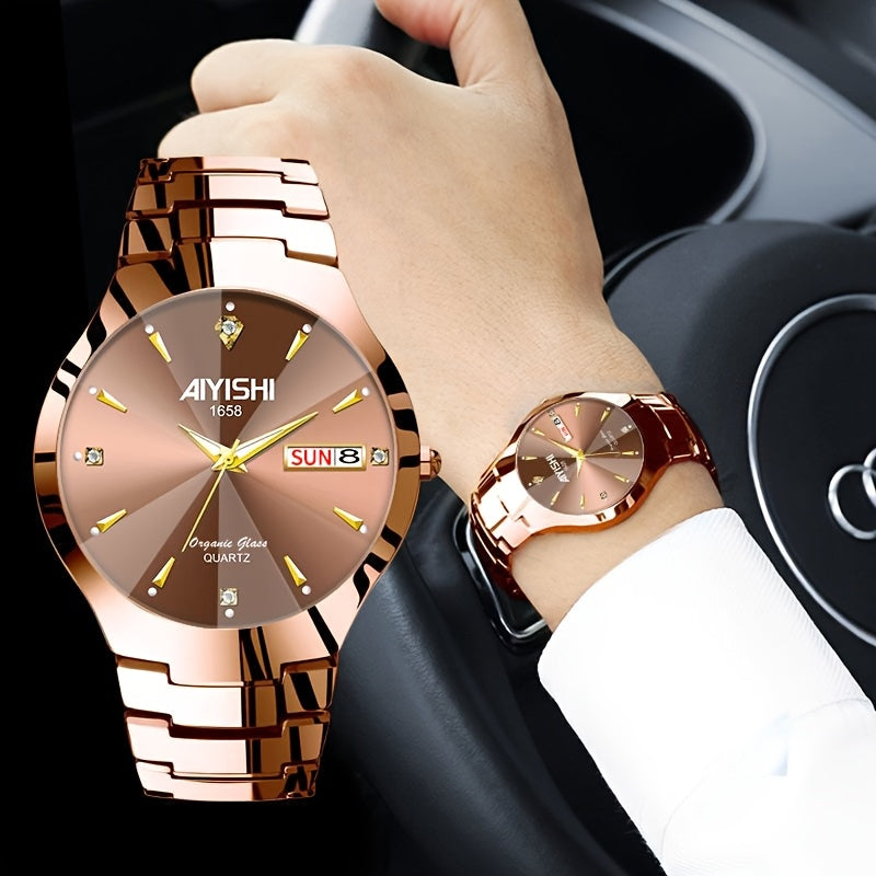 Luminous Double Date Watch