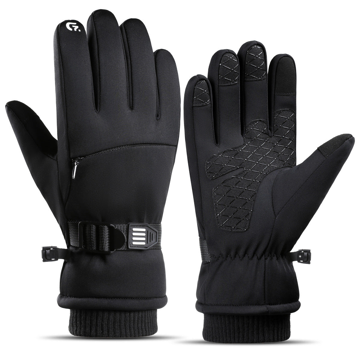 Fleece-Lined Thick Waterproof & Cold-Resistant Gloves