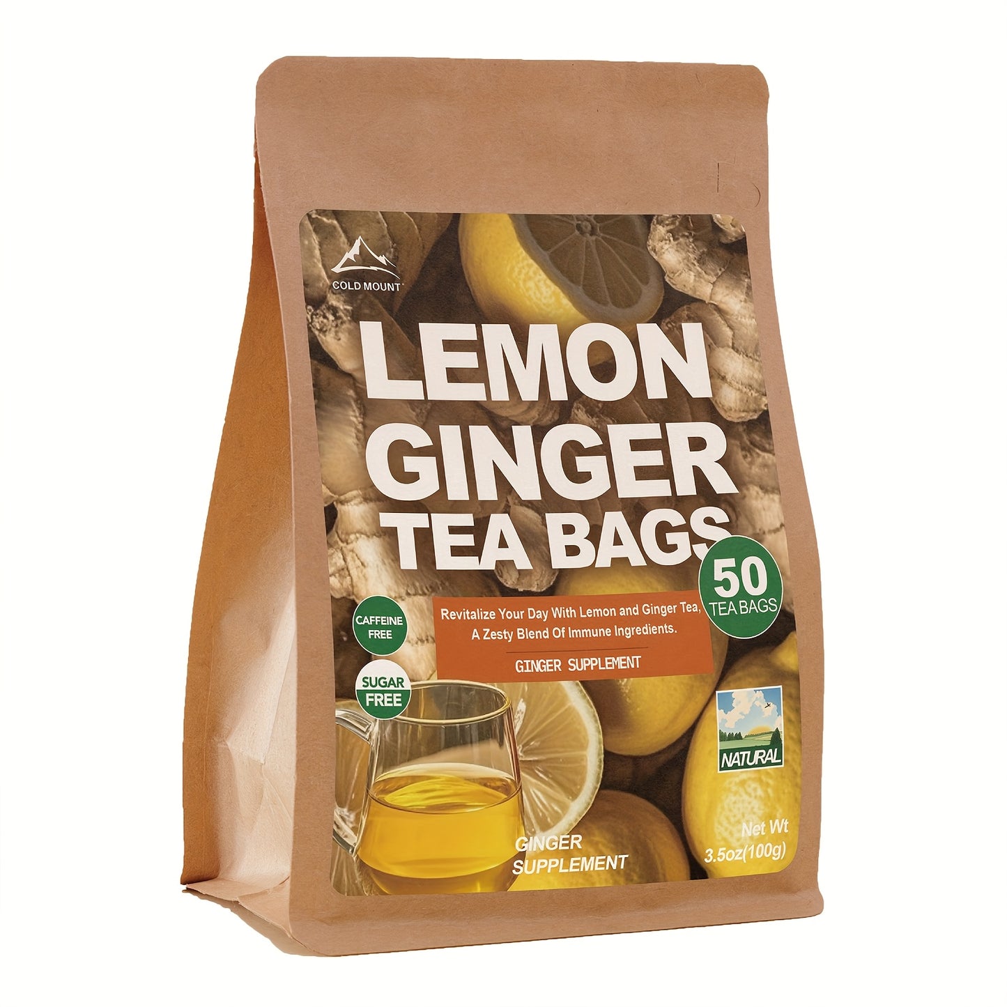 Turmeric Ginger Cinnamon Tea – 50 Bags
