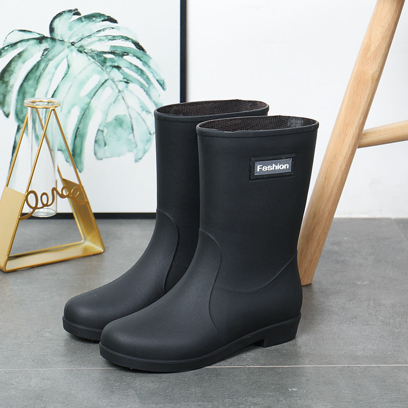 Fashionable & Functional Women's Mid-Calf Rain Boots