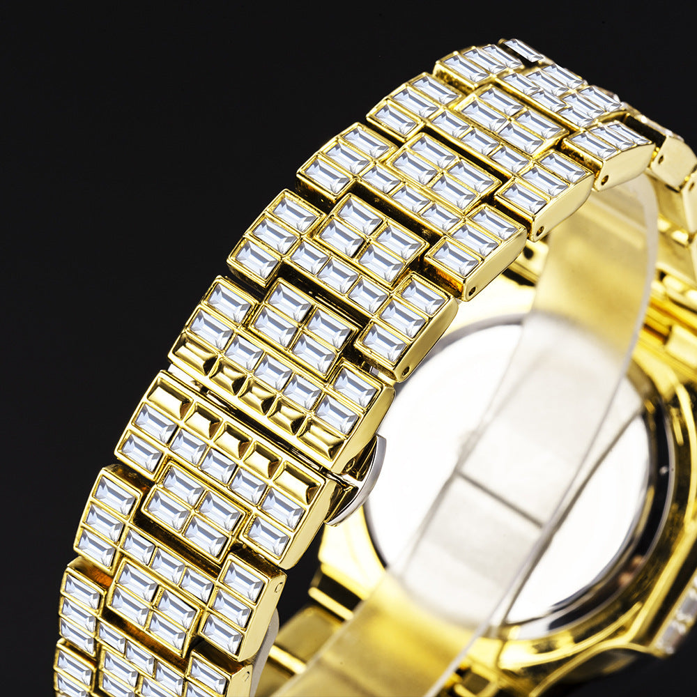 High-Grade Full Drill Square Watch