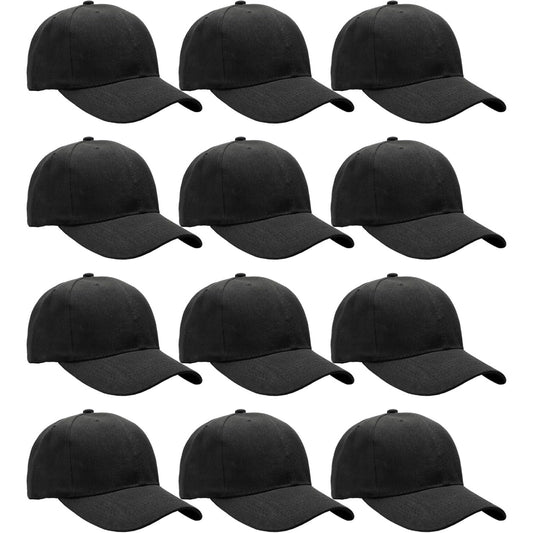 12-pack of classic baseball caps