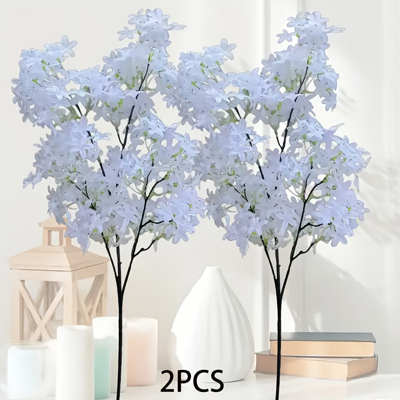 2pcs High-Realism White Cherry Blossom Trees