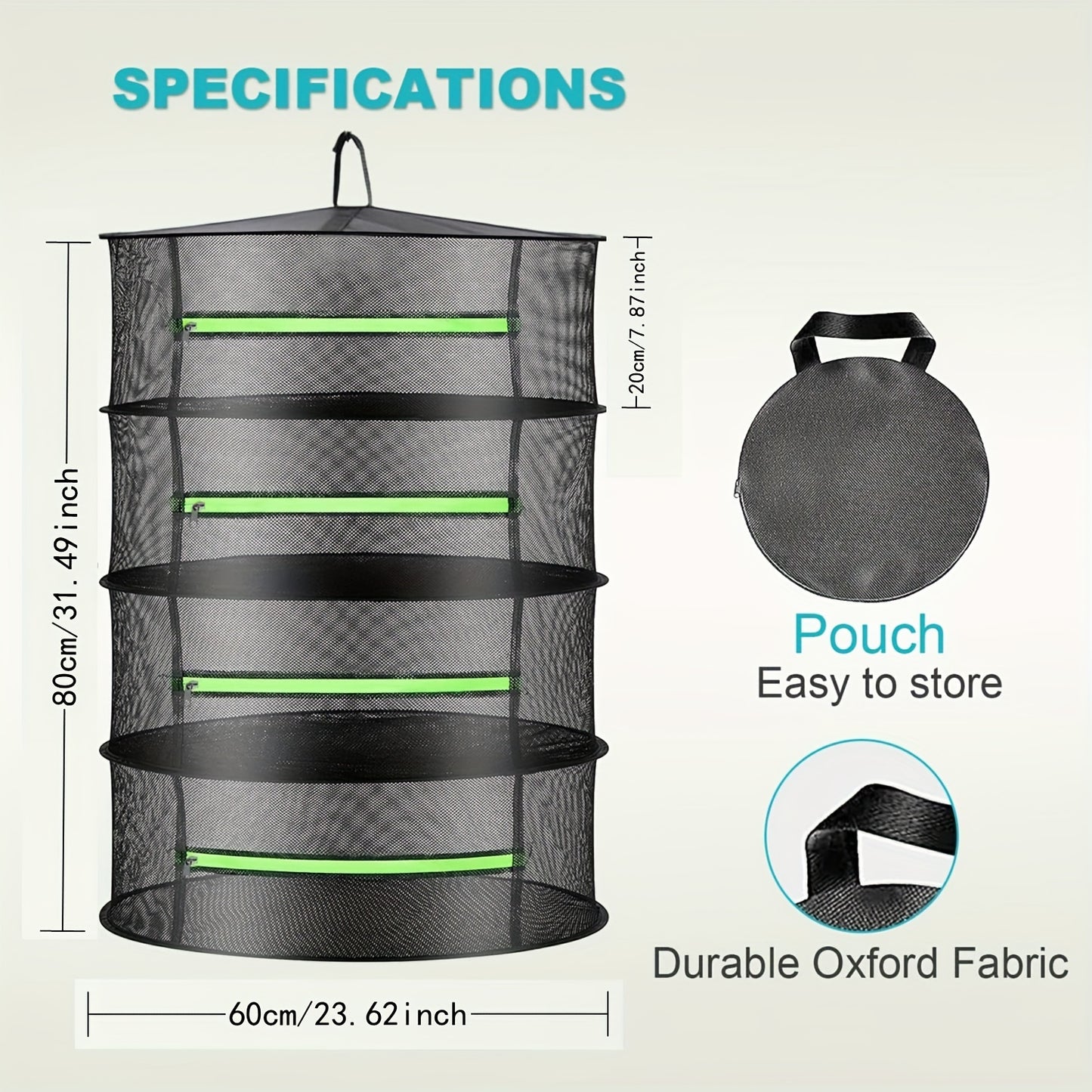4-Layer Herb Drying Rack