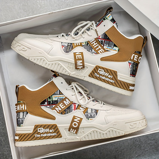 Men’s High-Top Skateboard Shoes – Trendy, Comfortable & Versatile
