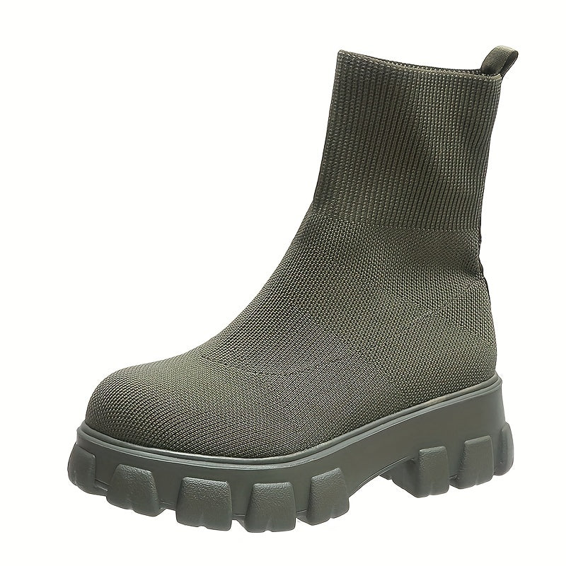 Women's Thick-Soled Short Boots