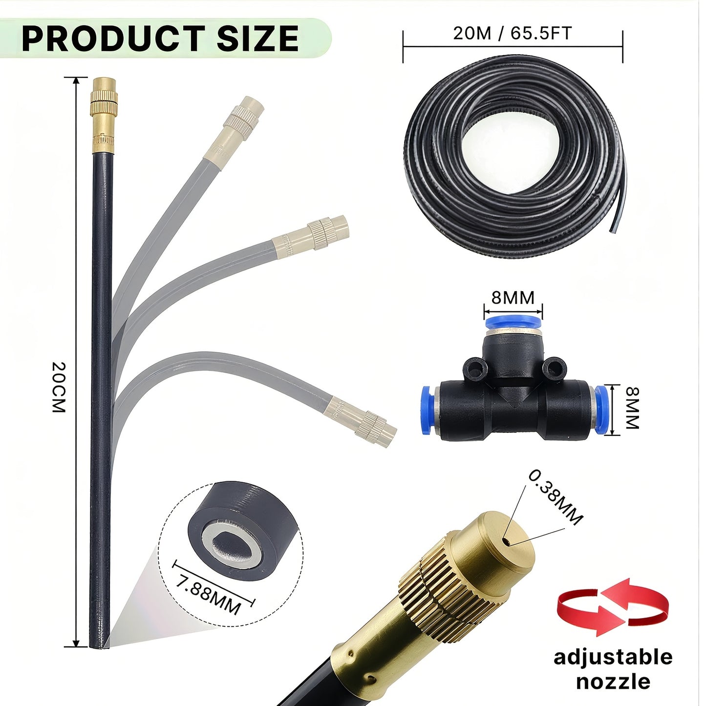 Automatic Drip Irrigation System Kit (70/100/130 PCS)