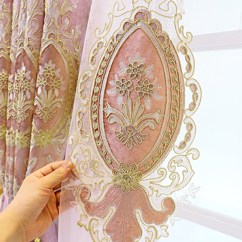 Modern Jacquard Burnt-Out Window Screen Curtain