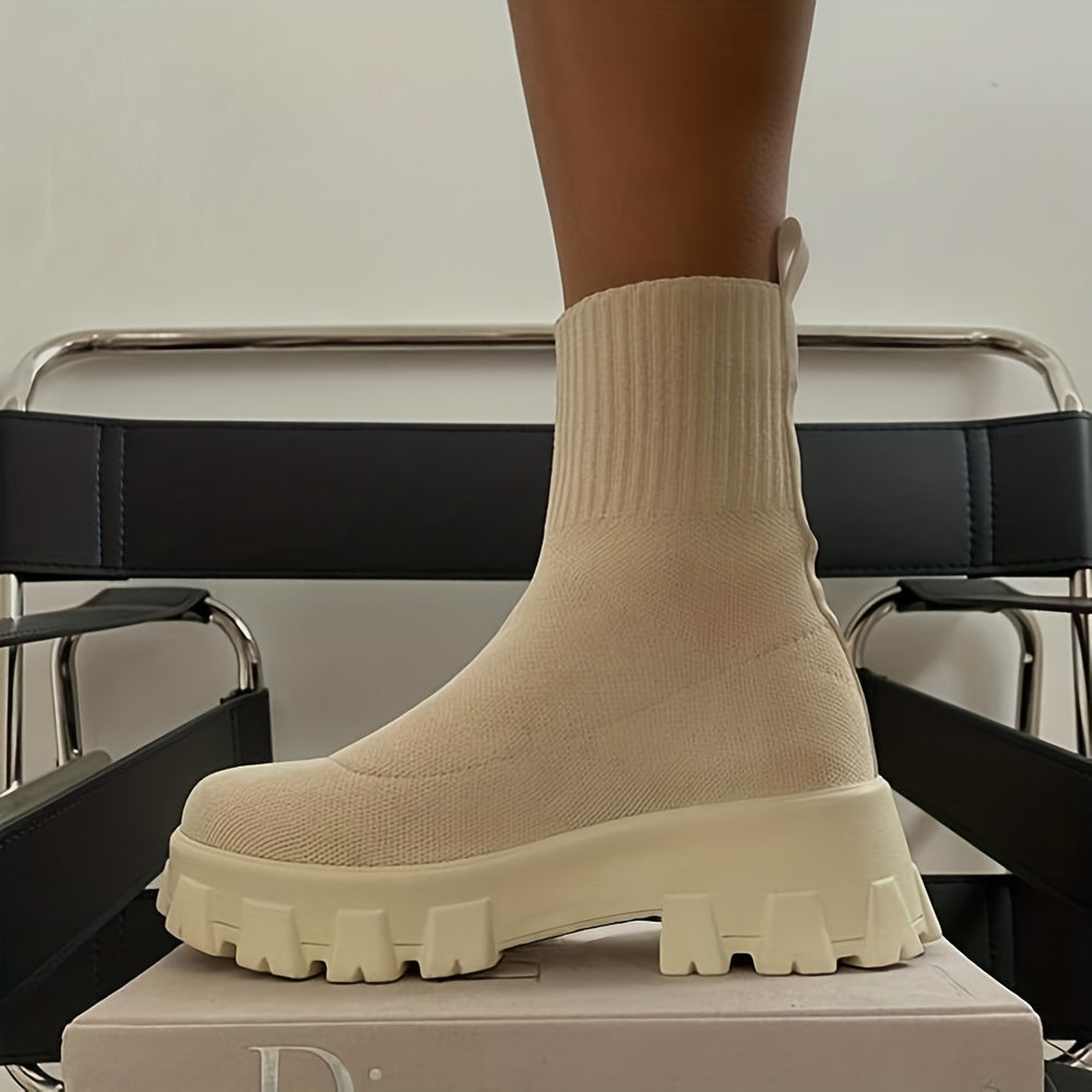 Women's Thick-Soled Short Boots