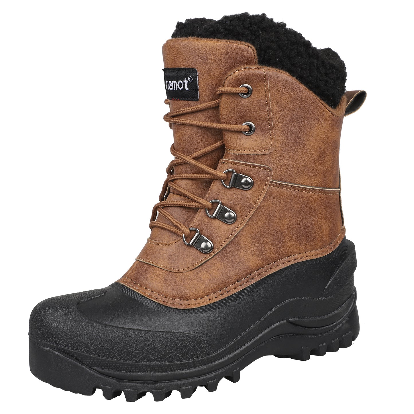 Riemot Men's High-Quality Snow Boots Durable