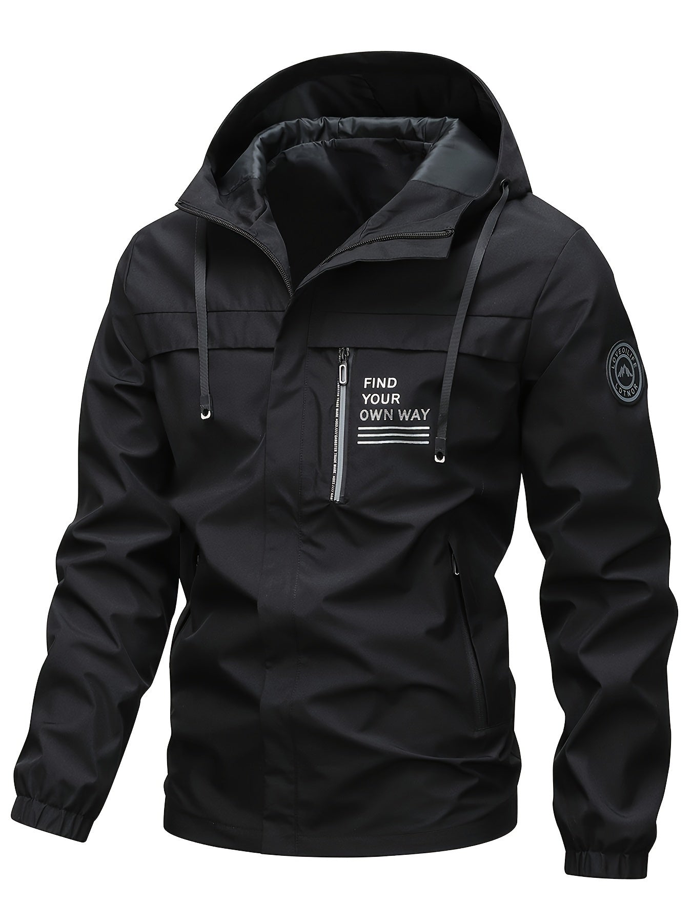 Men’s Casual Sporty Hooded Jacket