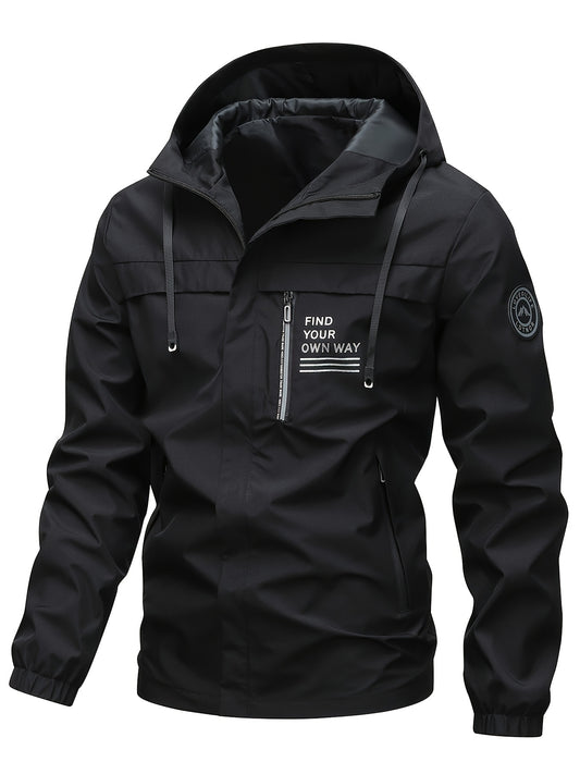 Men’s Casual Sporty Hooded Jacket