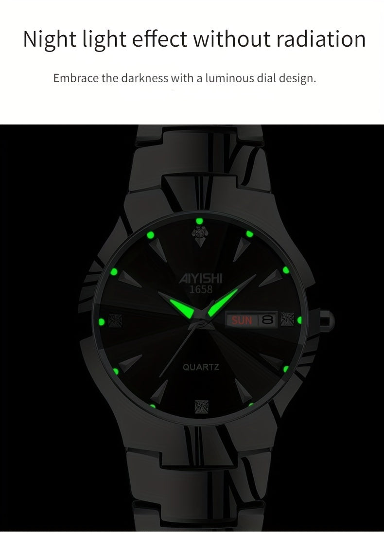 Luminous Double Date Watch