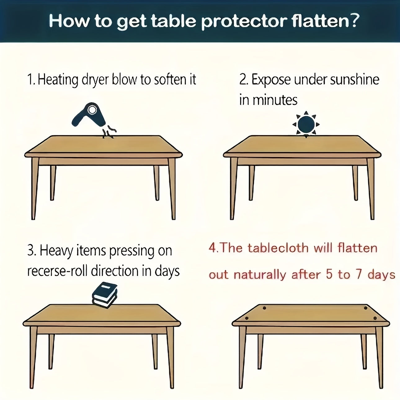 Elegant Clear PVC Lace Embroidered Tablecloth – Rectangular Floral Design