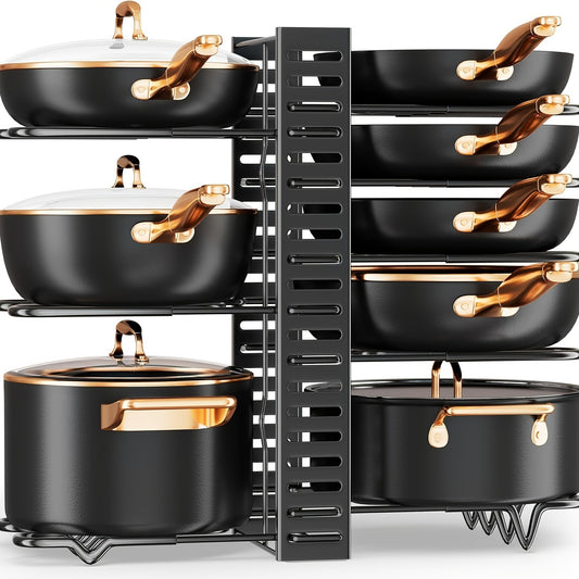 8-Tier Pot & Pan Organizer Rack