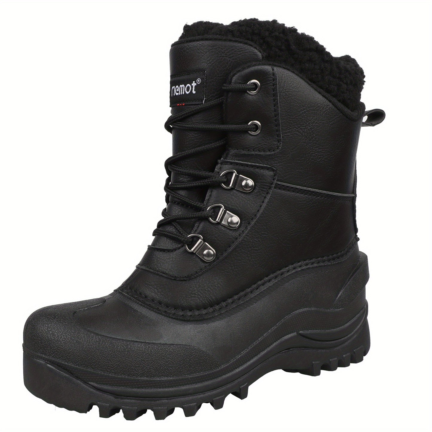 Riemot Men's High-Quality Snow Boots Durable