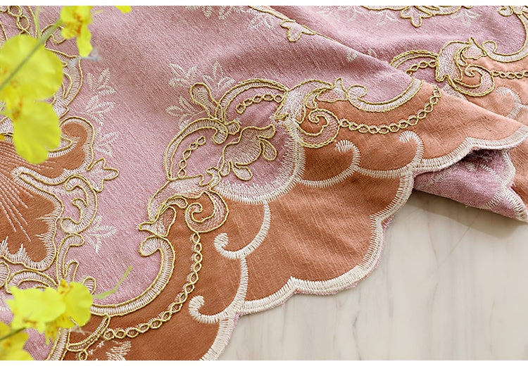 Modern Jacquard Burnt-Out Window Screen Curtain