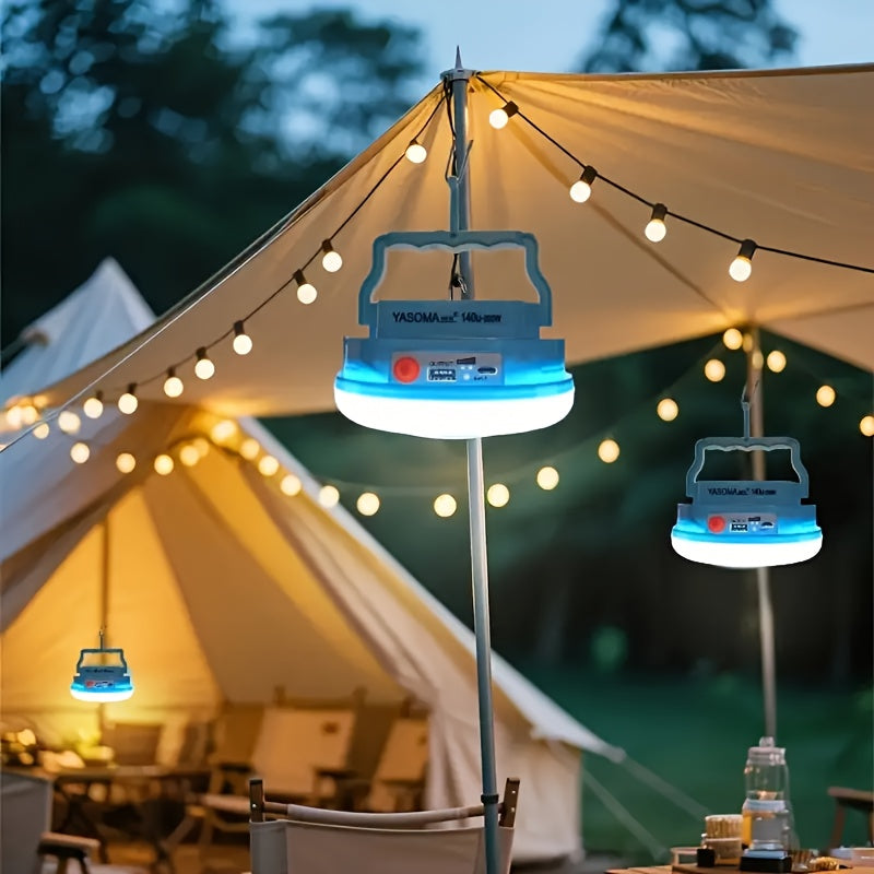 Powerful Hanging Lantern with 3 Light Modes, Large 5000mAh Battery for Extend