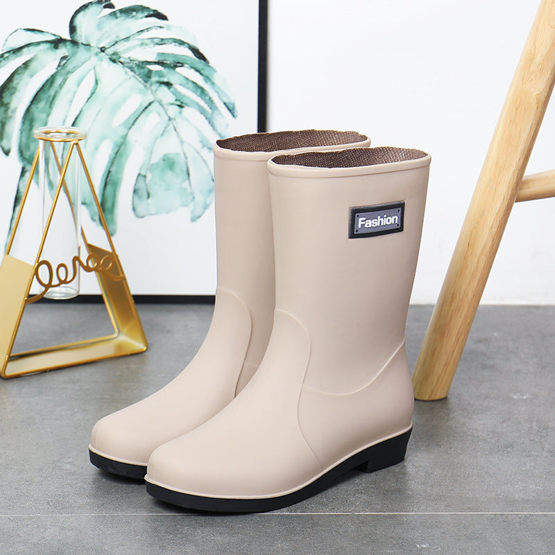 Fashionable & Functional Women's Mid-Calf Rain Boots