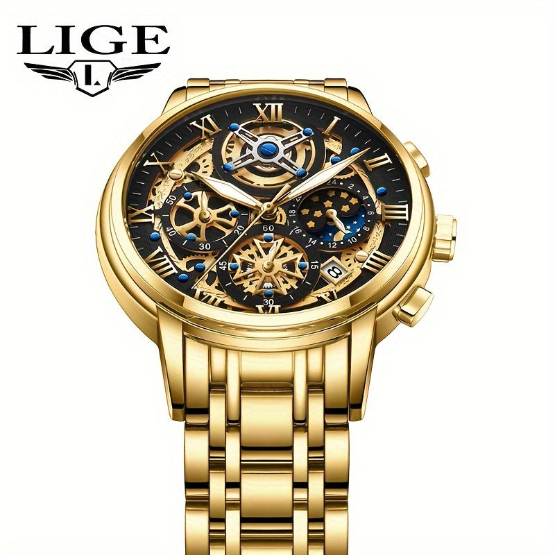 LIGE Luxury Business Men's Watch