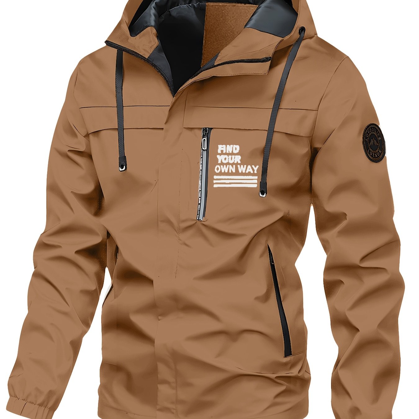 Men’s Casual Sporty Hooded Jacket