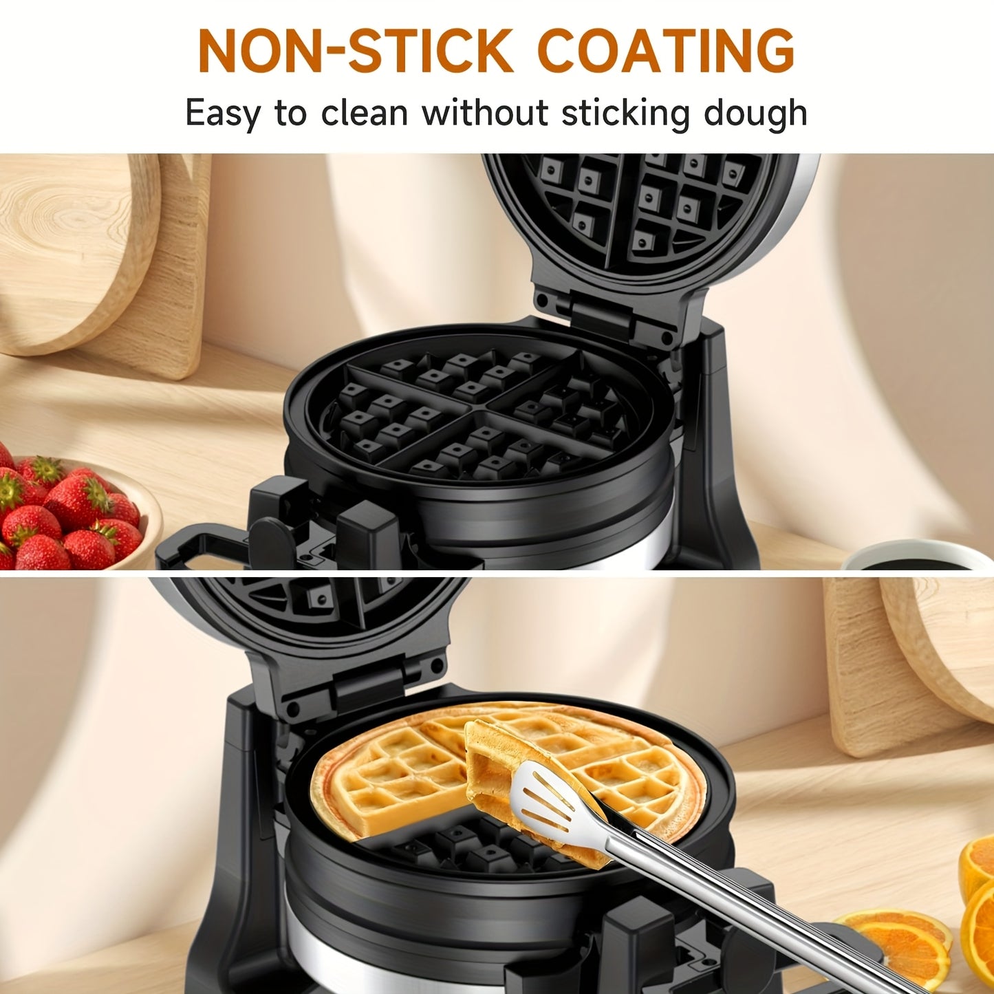 Double Belgian Waffle Maker