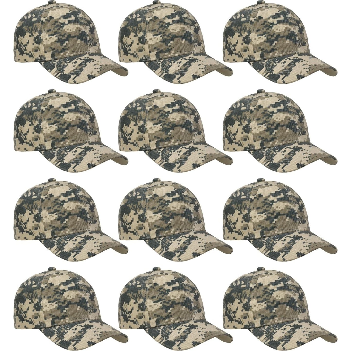 12-pack of classic baseball caps