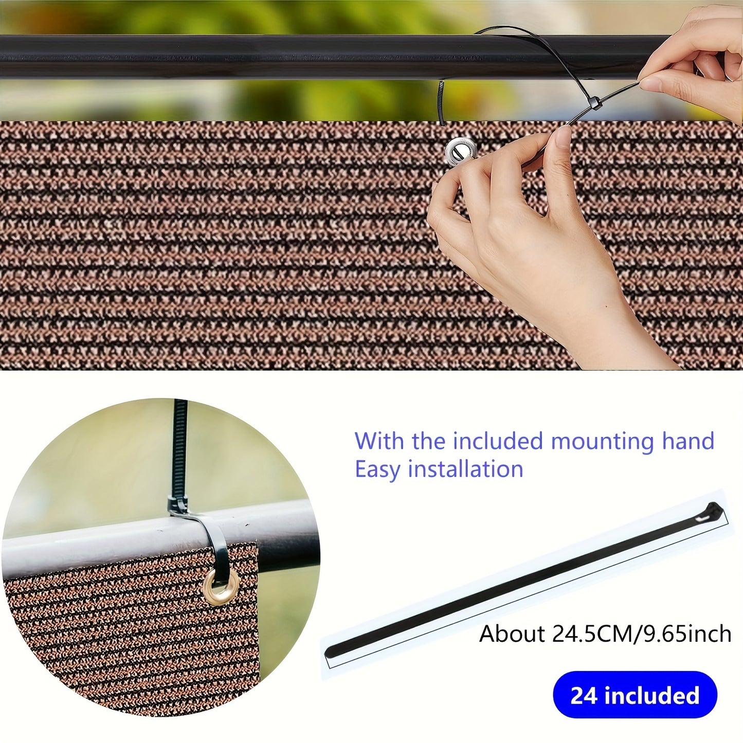 Outdoor Privacy Fence & Balcony Privacy Screen