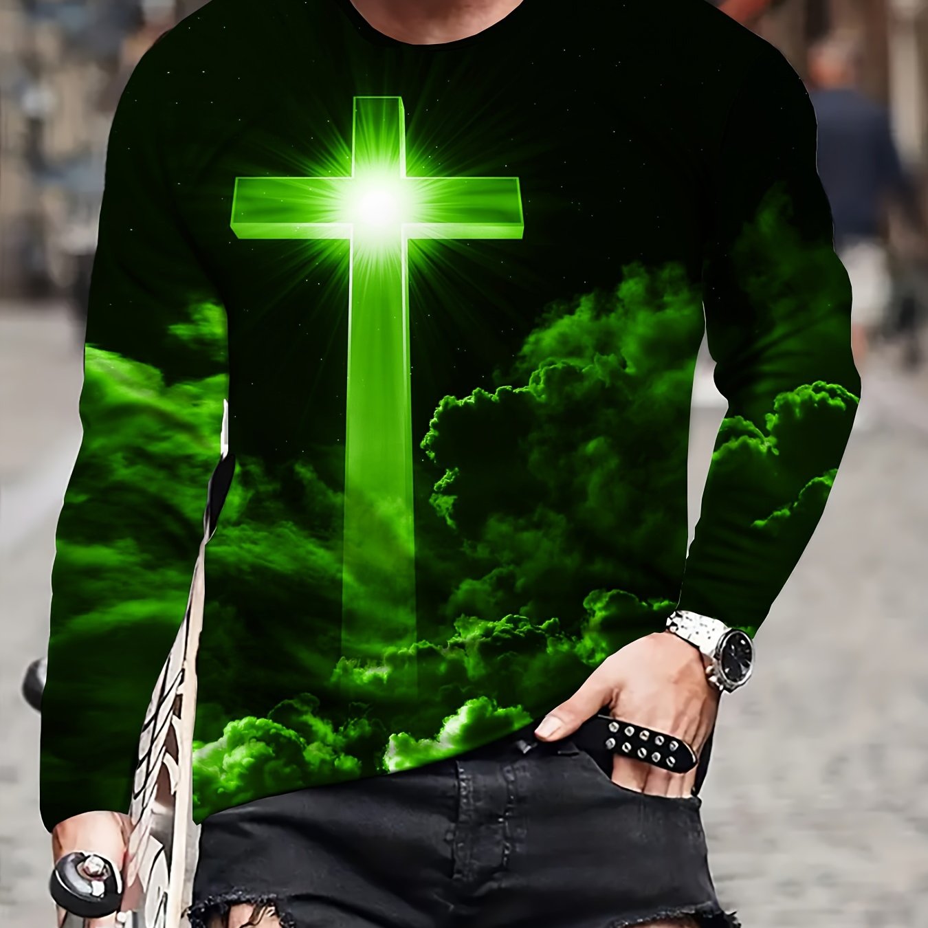 Classic Men’s Long-Sleeve T-Shirt